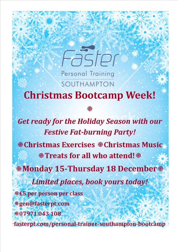 PT Gen Personal Trainer Southampton: Christmas Boot Camp!
