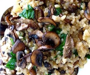 New Recipe: Mushroom Pilau with Toasted Walnuts